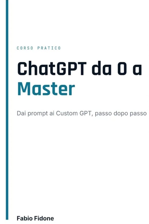 Copertina del libro ChatGPT da 0 a Master